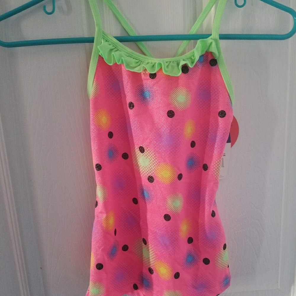 Girls medium 7/8 Danskin tank top shirt